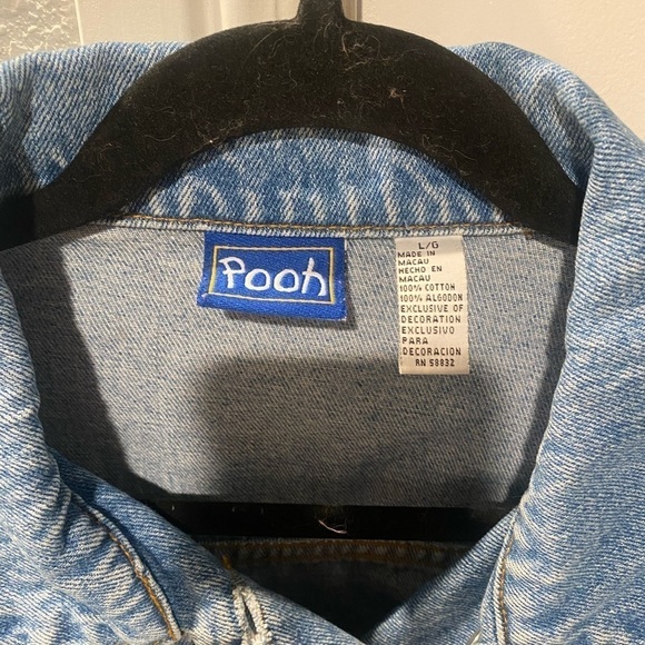 Vintage Winnie The Pooh Denim jacket size large - Picture 11 of 11